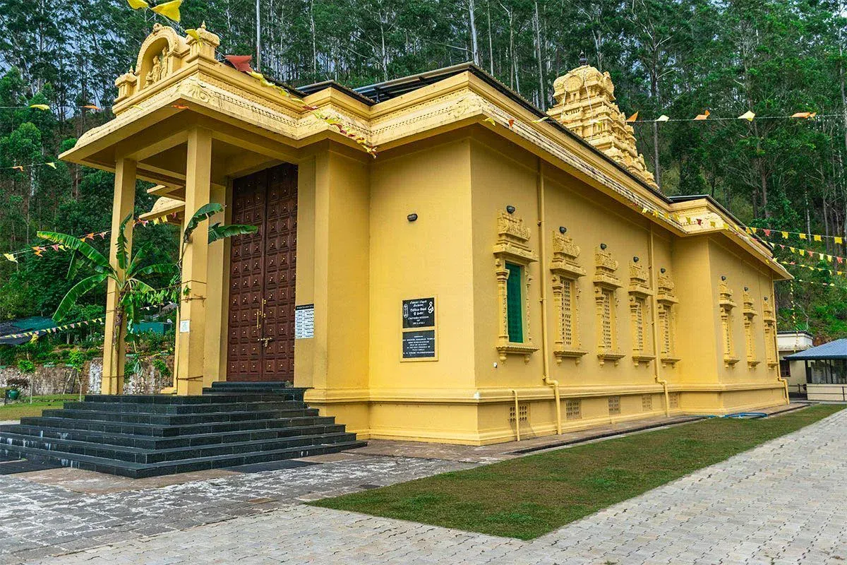 Sri Bhakta Hanuman Temple and Ramboda hills