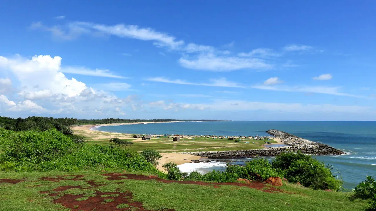 Ussangoda red-earth coastal landscape