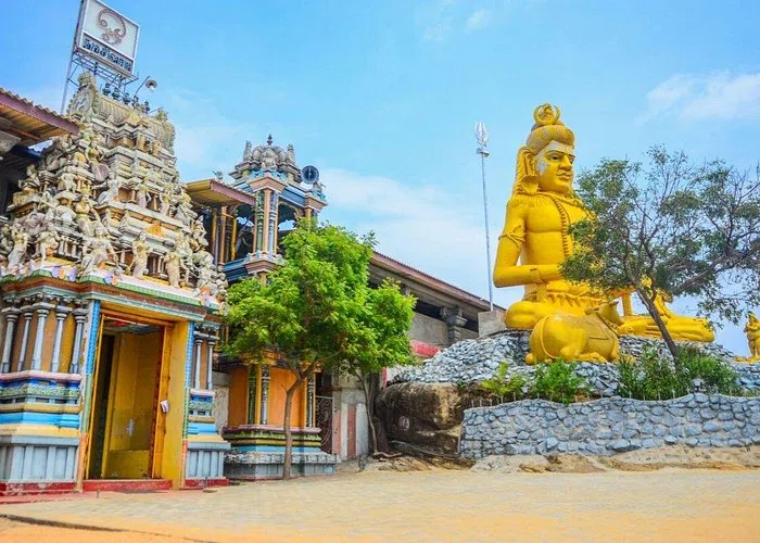Koneswaram Temple above Trincomalee Bay