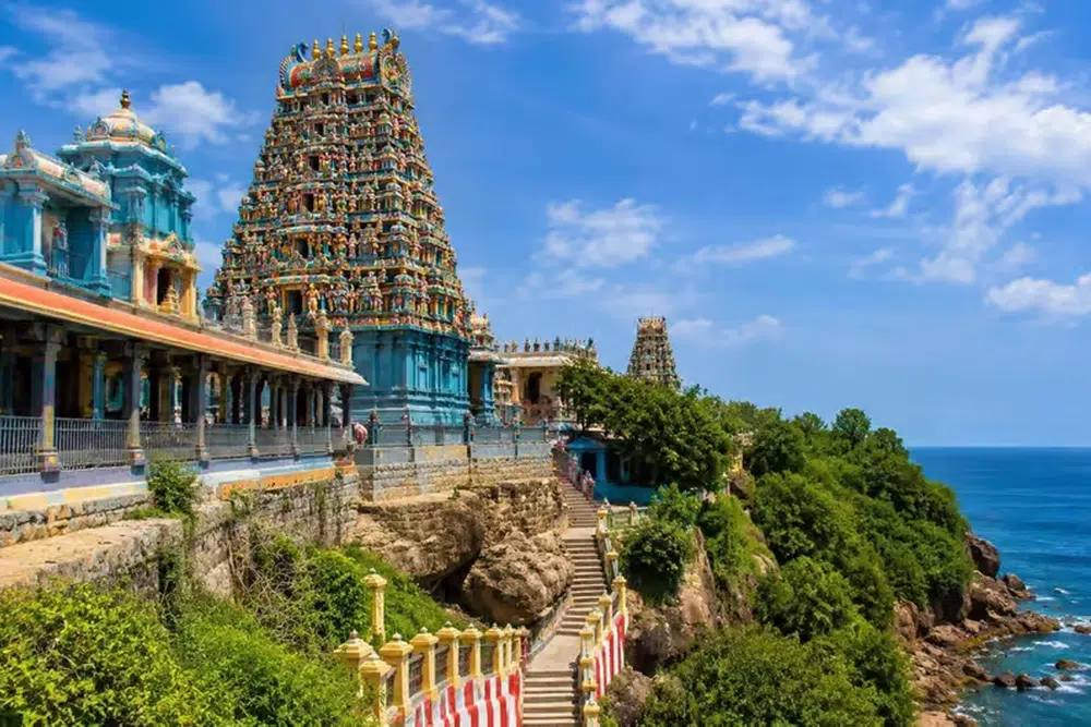 Koneswaram Temple above the ocean in Trincomalee