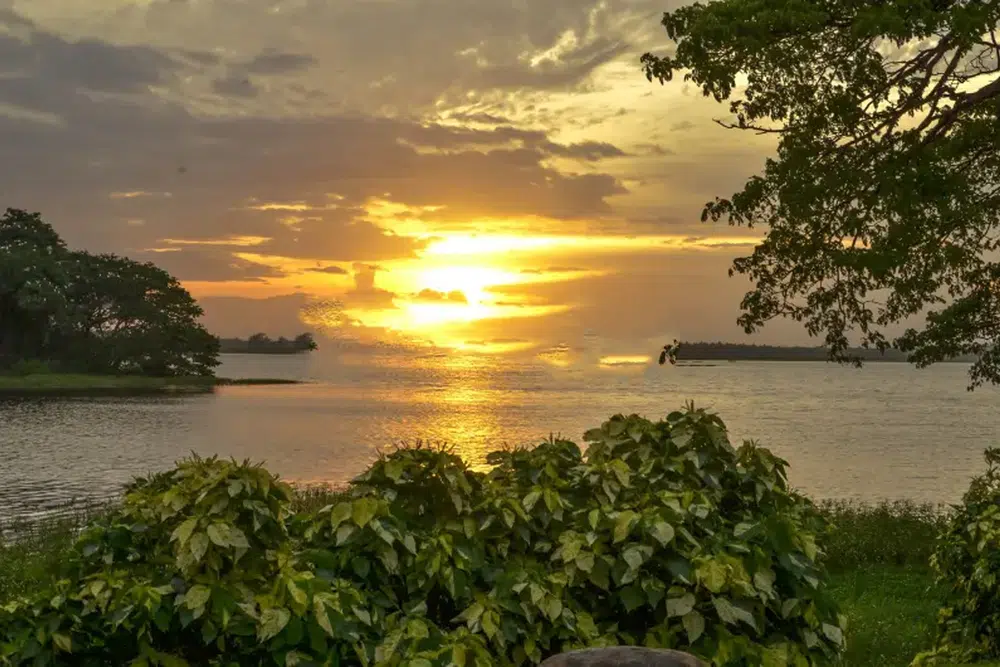Sunset over Tissamaharama Lake