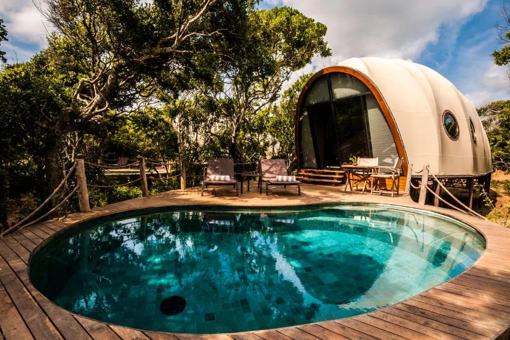 Luxury safari tent in Yala region