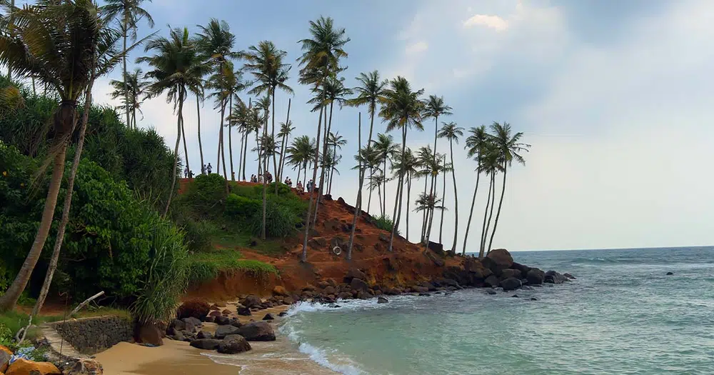Ocean viewpoint above Mirissa beach