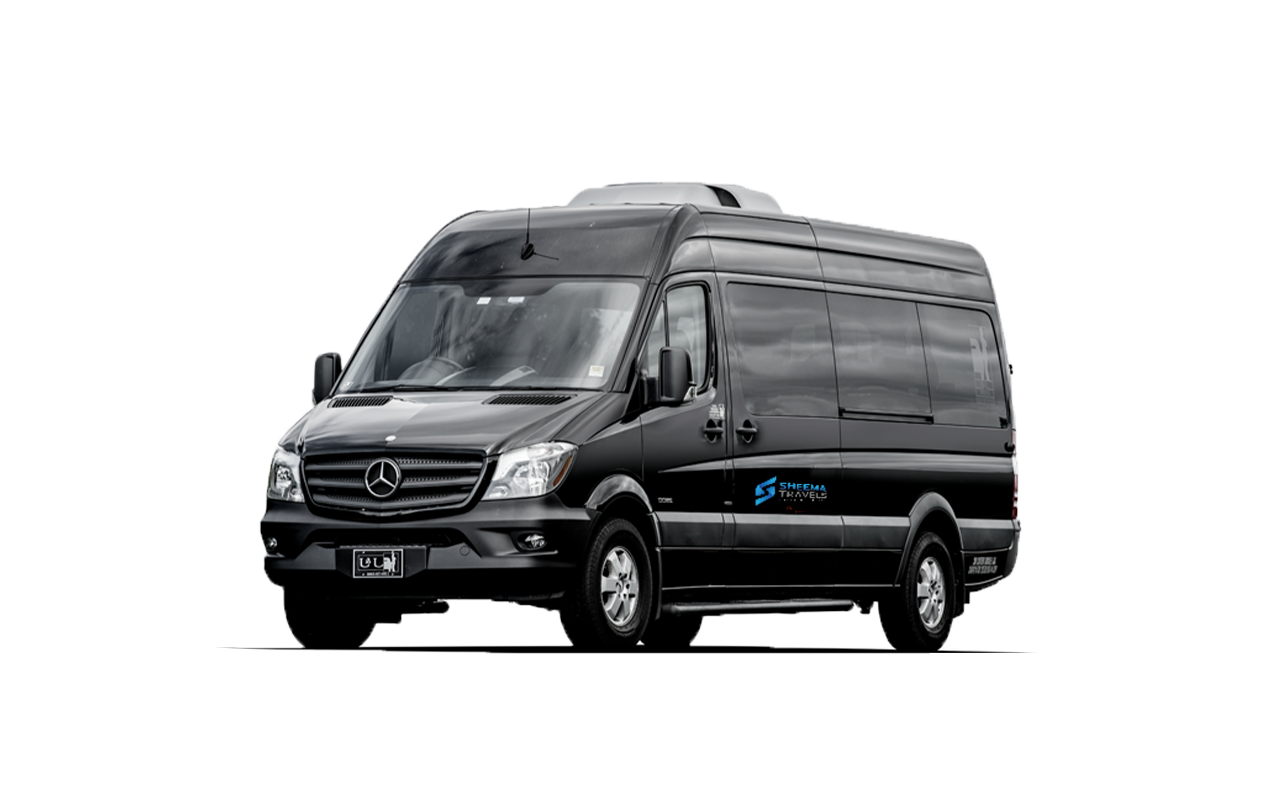 Mercedes-Benz Sprinter with driver in Sri Lanka