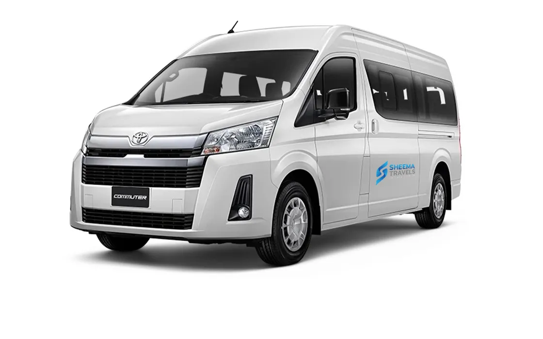 Toyota Commuter Van with driver in Sri Lanka